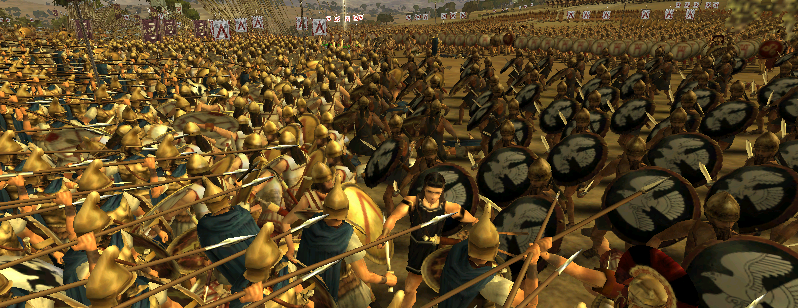 Один раз им удалось взять город, всех жителей они естественно перебили и продали в рабство, что так же сделали и мы при взятии города обратно, с  оставшимися, что бы решить проблему со шпионами и заговорами против нас, и показать ещё раз населению что каждый раз будет, с теми кто восстаёт против нашей силы. Теперь город на десятилетия будет спокойный, что особенно важно для нас в этом регионе, в силу труднодоступности пополнений из спарты, хотя те средства которые мы можем обучать в центральном городе, для боя с конницей просто идеальны, естественно ими мы в полной мере и большом количестве комплектуем гарнизоны захваченных городов, и составили уже две крупных армии вглубь континента сарматов. В чёрное море впадает две самых больших реки, та что берёт начало в земля даков, и проходит через земли скифов, и её старшая северная сестра, чьи истоки где то далеко на севере, кимвры говорят что эти реки начинаются от них, мы двигались по второму рукаву реки, что ближе к армении, вверх на север, поход занял 8 месяцев, и вылился в несколько стычек и в конце пути мы построили небольшой форт для зимовки, второй экспедиции удалось за два года дойти до столицы сарматов, но те даже не прислали подкреплений к городу, видимо это какая то форма кочевой столицы, в городе конечно же нас ждала большая добыча, и много рабов на продажу.