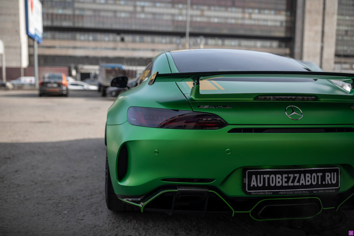 Как защищали зверя “Зеленого ада” — Mercedes-Benz AMG GT R | ABZ Детейлинг  | Дзен