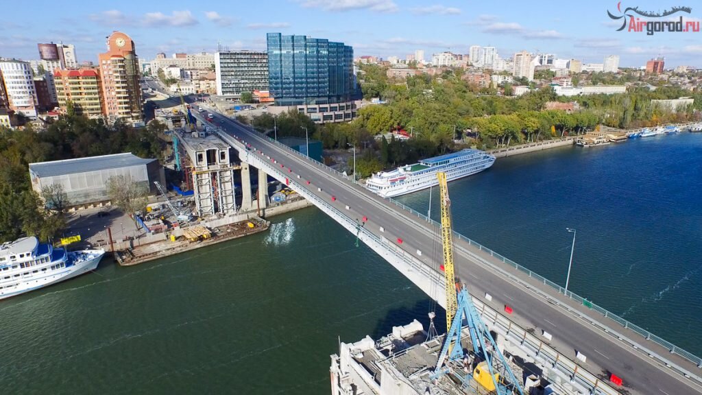 Ворошиловский мост во время ремонта (источник - Яндекс картинки)