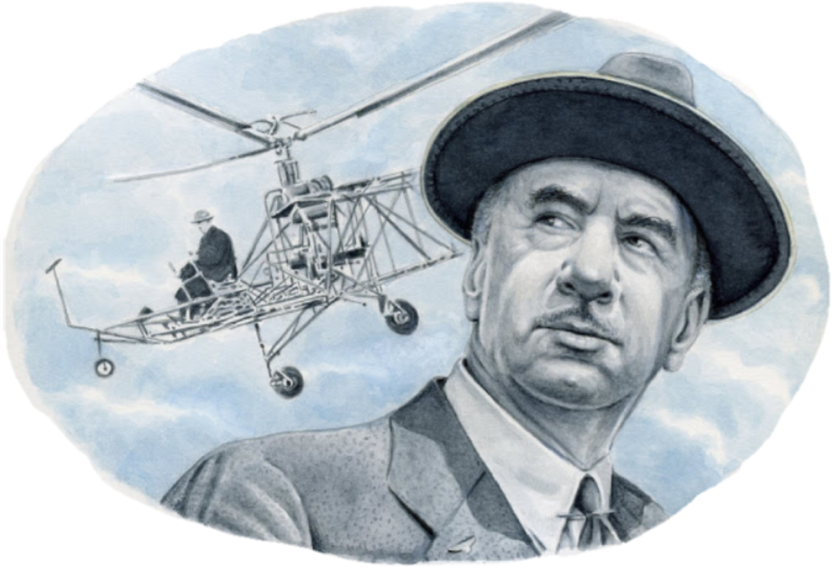 Кто сделал первый в мире. Изобретатель вертолета Сикорский.