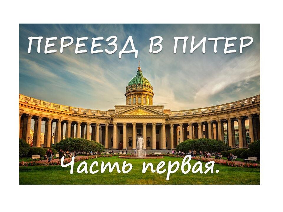 А вот и моя история переезда в культурную столицу нашей страны... Личный опыт, так сказать. У нас обычная семья: я, муж, двое детей (Диме 5 лет, Мише 2 года), кот и кошка.  