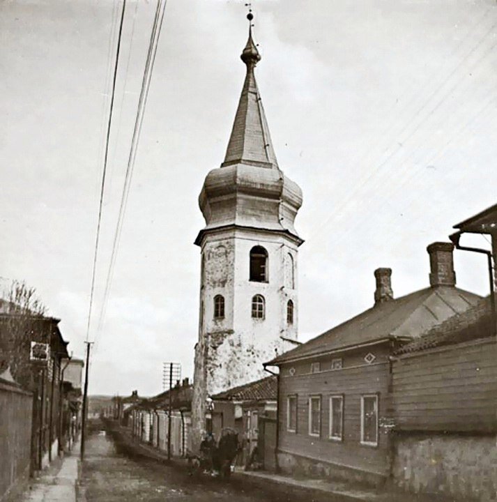 Прежний вид Ратушной башни