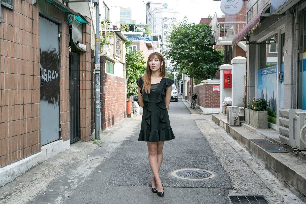 Рю, которая сбежала в 2015 году (ей было 23 года) на улице в Сеуле. Washington Post