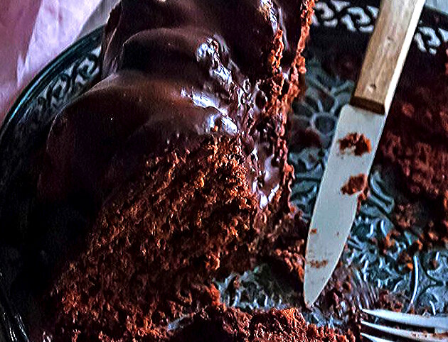 шоколадный кекс в духовке: простой рецепт на кефире