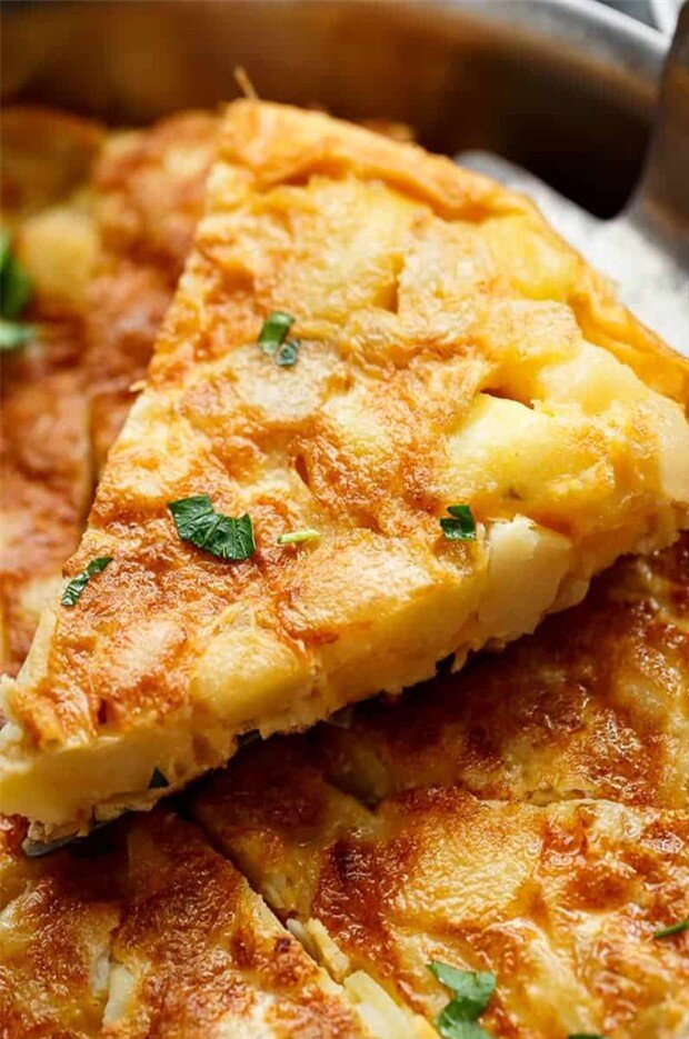Омлет с картофелем