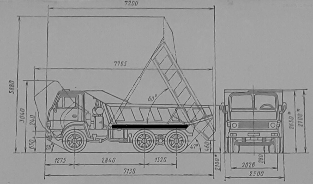 Размеры углярки. КАМАЗ 65115 самосвал чертеж. МАЗ-205 самосвал чертеж. Чертеж самосвала Мерседес Бенц 711 д 1997 года. ЗИЛ 133-05 самосвал чертеж.