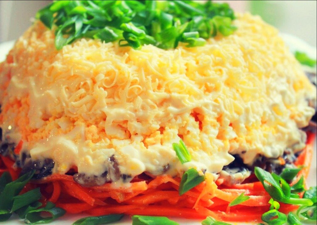 салатик с курочкой