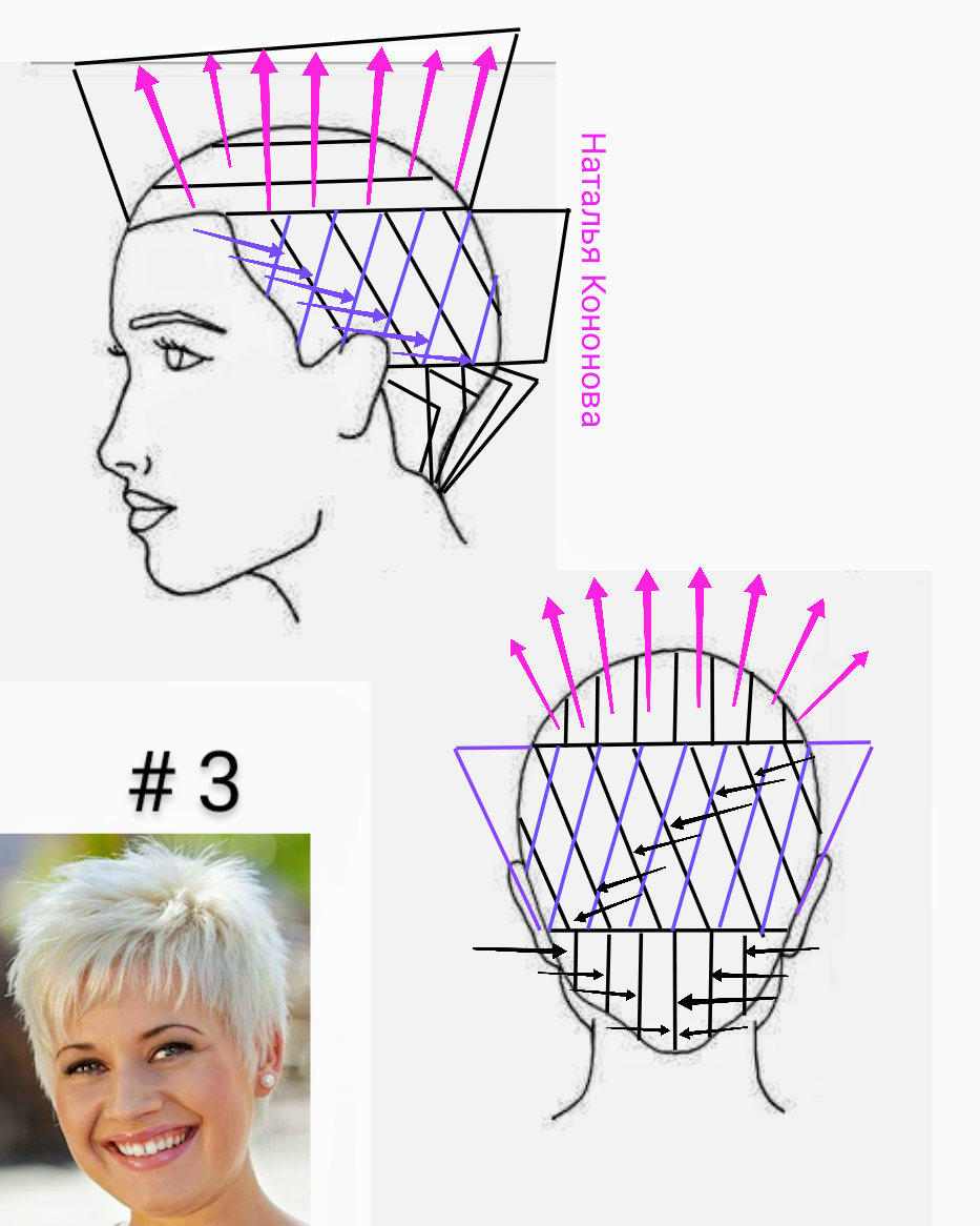 Стрижки наталья кононова со схемами