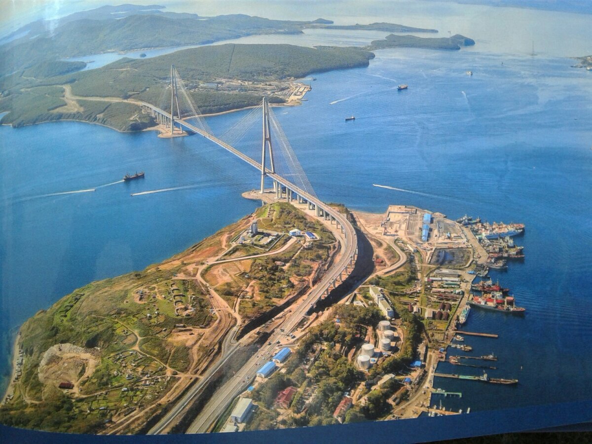 фото мост на остров русский во владивостоке