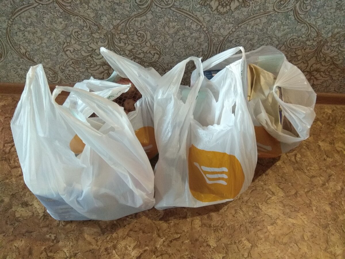 фото автора. Наши закупки на неделю самоизоляции