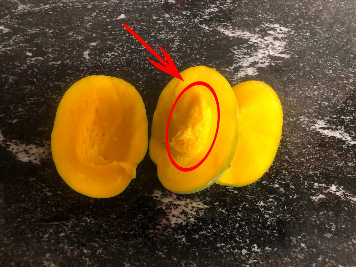 Как резать манго