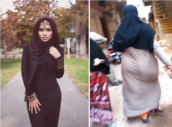 Ожидание и реальность. А под паранджой не видно...