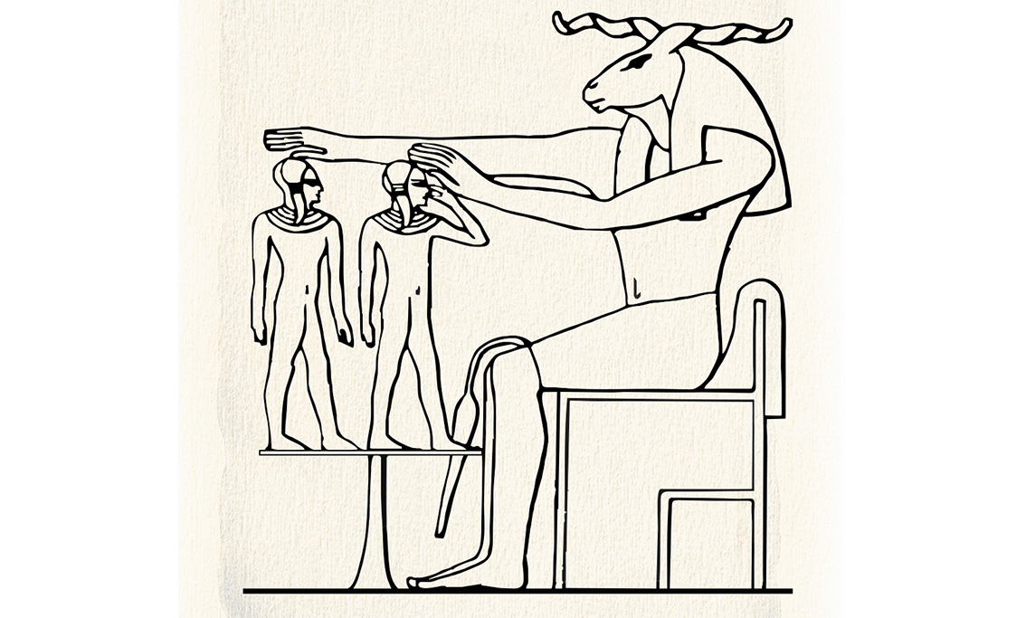 Египет люди боги. ХНУМ Бог Египта. ХНУМ древний Египет. ХНУМ Бог Египта мифология. Бог ХНУМ из древнего Египта.