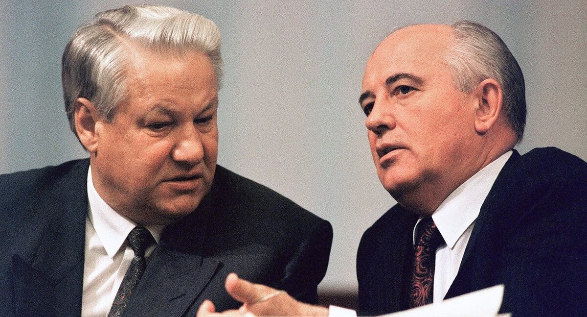 Горбачев и Ельцин на публику враждовали, а в реальности решали одну и ту же задачу… Фото: interesnyefakty.org