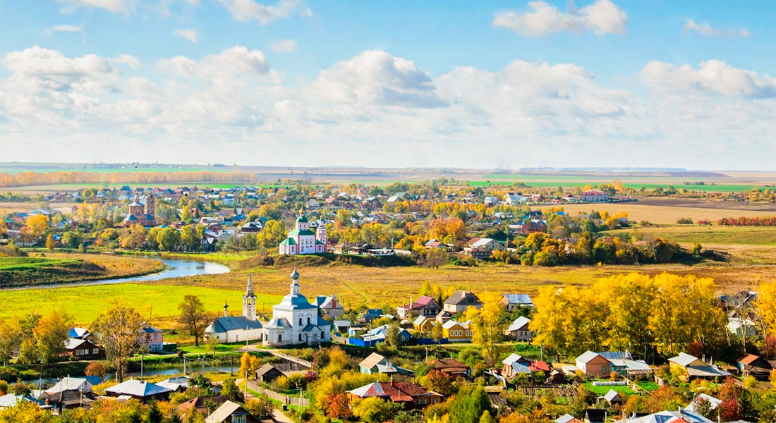 Невероятная панорама Суздаля