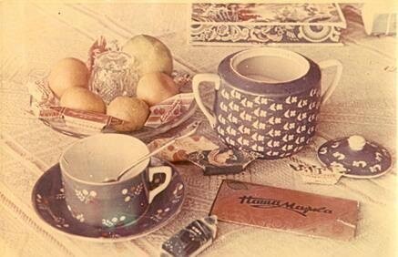 Реклама кондитерской фабрики имени Бабаева. Неизвестный автор, 1960-е, МАММ/МДФ.