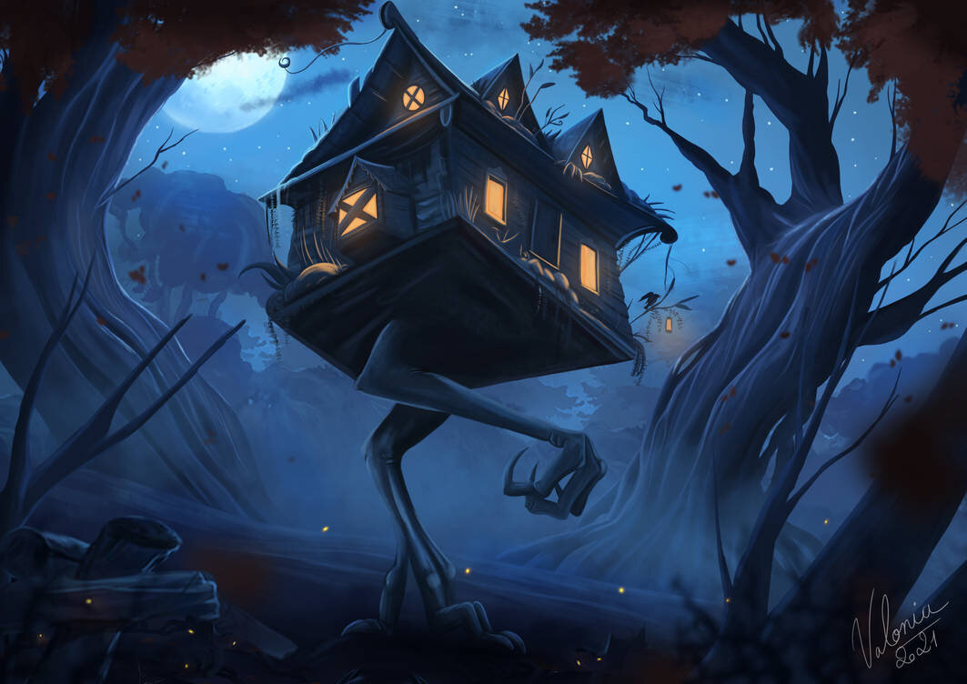 Baba Yaga House inside movie