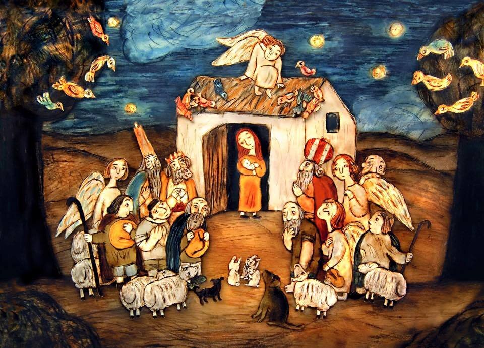 Кадр из мультфильма «Рождество». Режиссёр Михаил Алдашин. 1996 год.