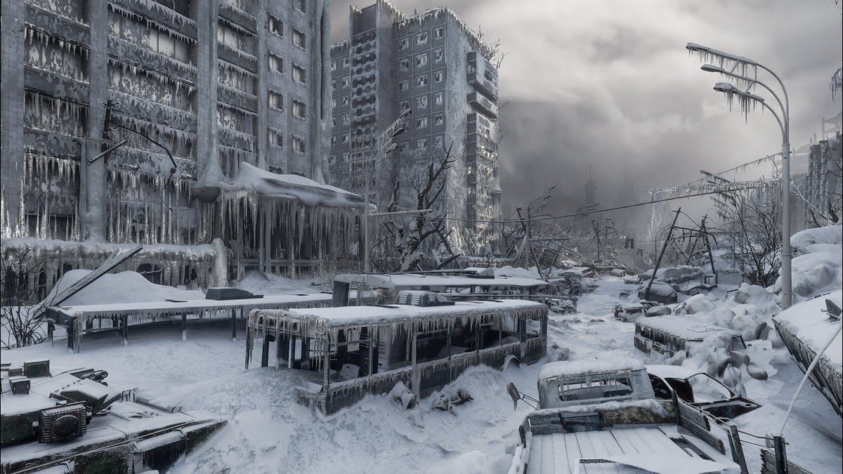 Metro Exodus знают толк в теме ядерной зимы (картинка из сети и принадлежит её автору)