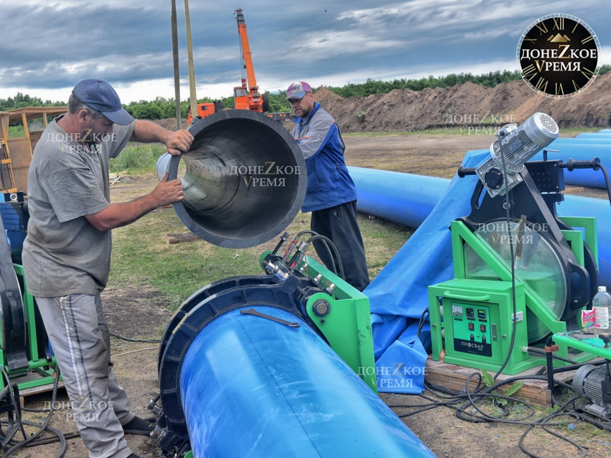 Новый водопровод строят, вдвое опережая график