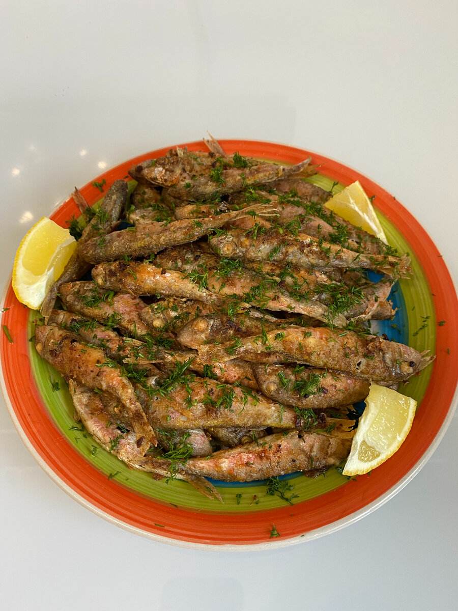 Жареная барабулька #chefmfkos