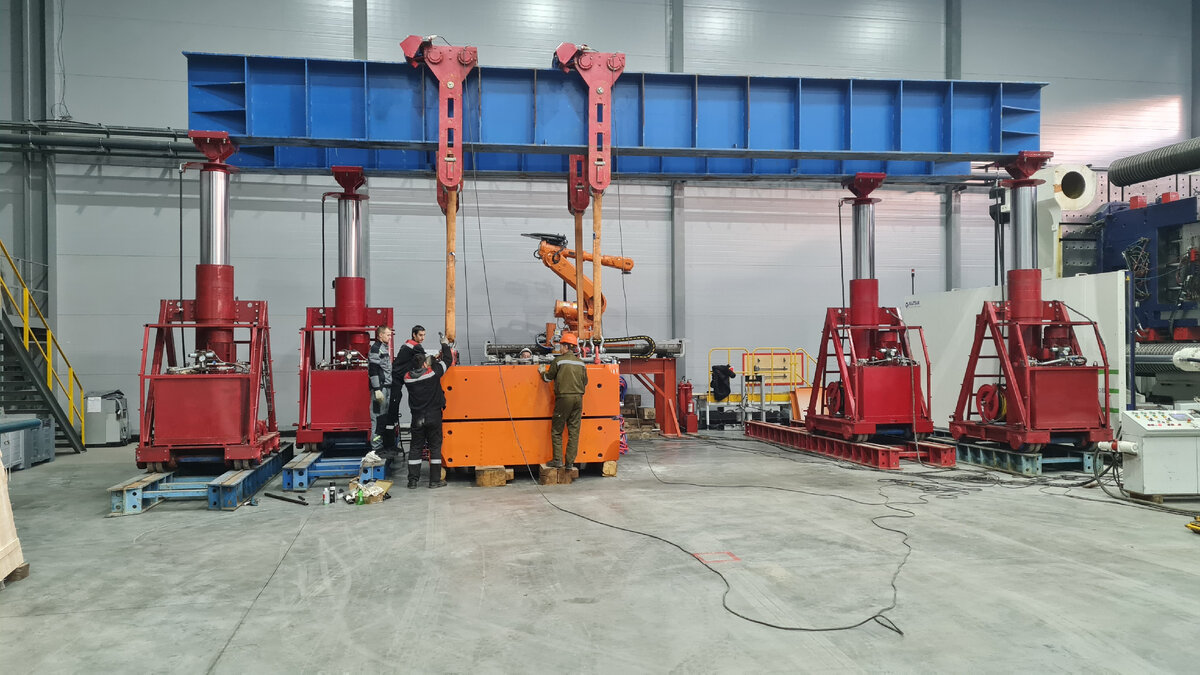 Установка пресс-формы на ТПА