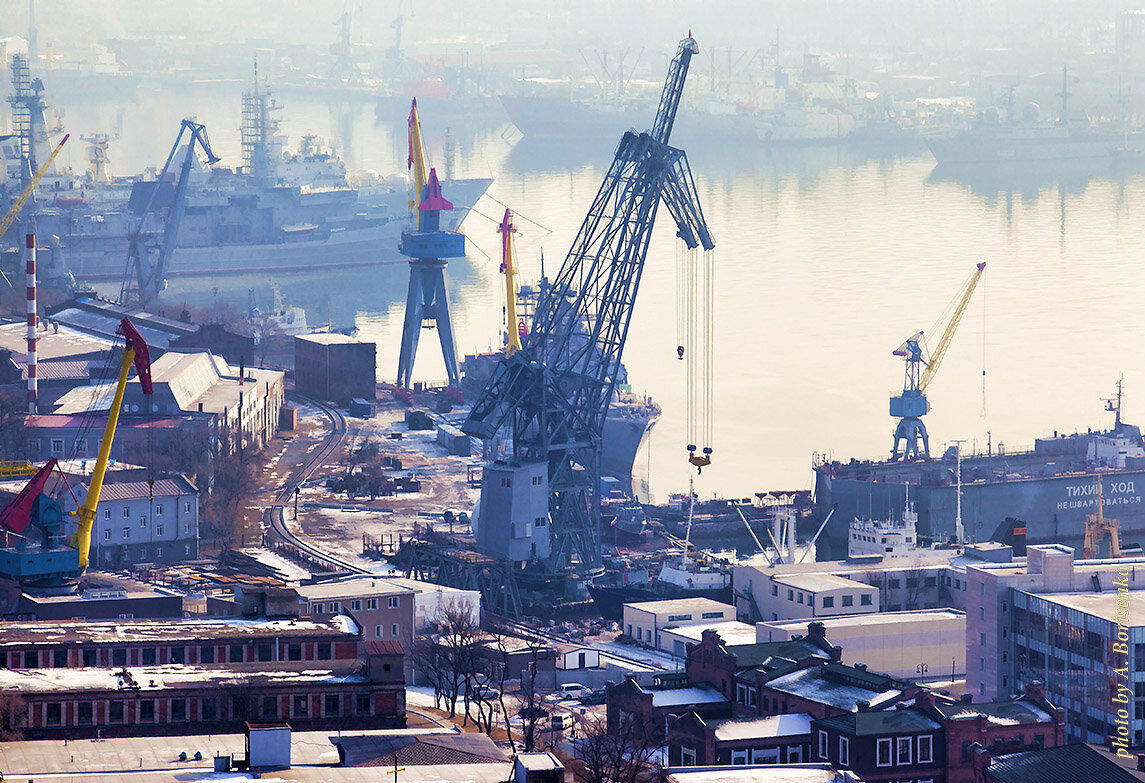 Морской порт владивосток фото