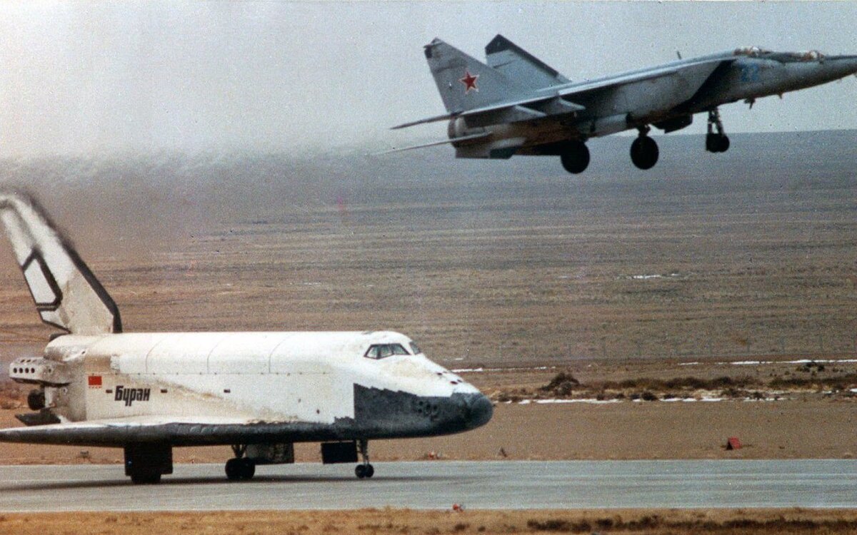 Макет Бурана испытывался в условиях земной атмосферы перед полноценным полетом