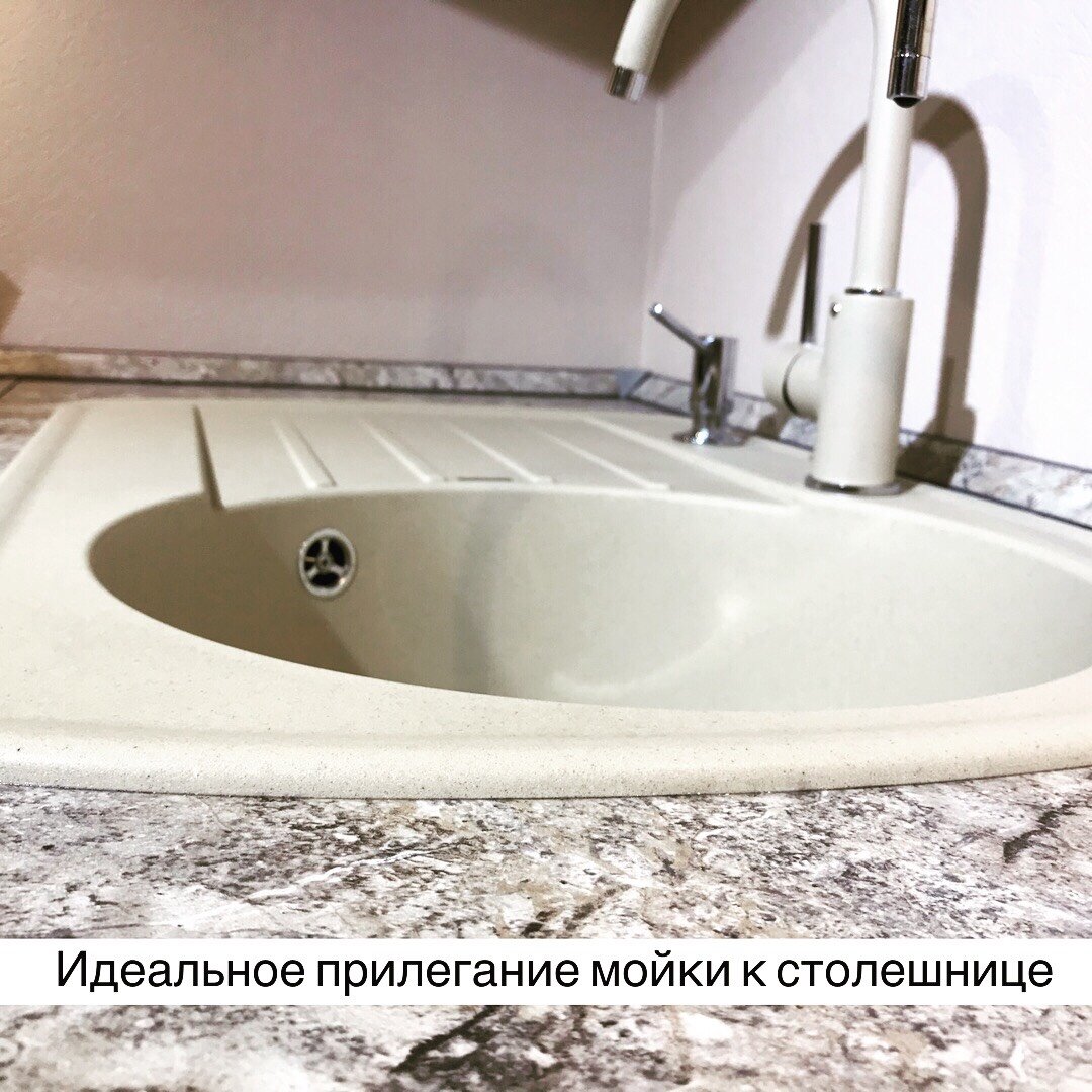 Разметка раковины на столешнице