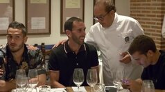 Atlético отпраздновал свой обычный по традиции предсезонный ужин в Сеговии в среду,  в ресторане José María.  