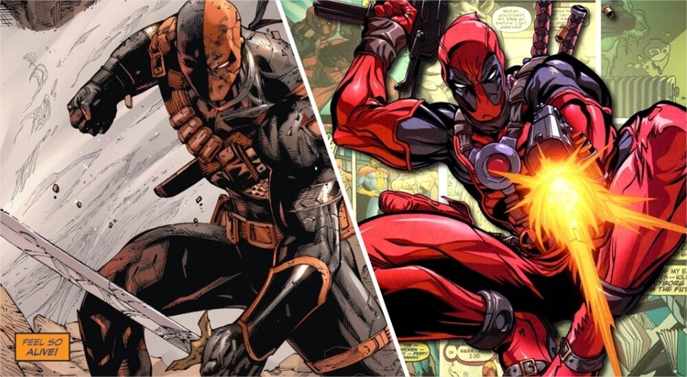 Детстроук и Дэдпул (похожи, не так ли?)