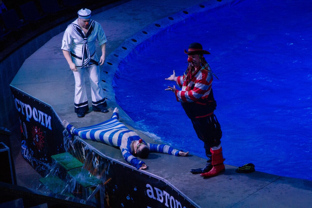 Цирк в томске 2024. Клоун в цирке. Цирк на воде клоуны. Уходящий клоун. Мальчишник на арене цирка».