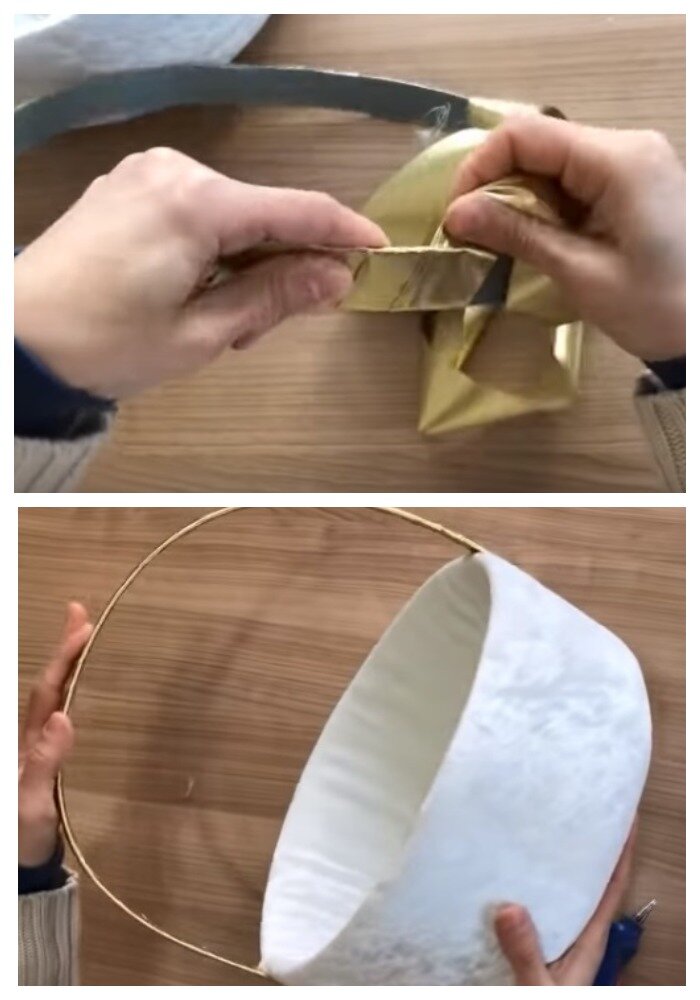 Корзинка из майонезного ведерка