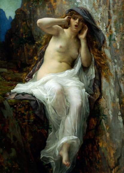 Александр Кабанель, «Эхо», 1887
