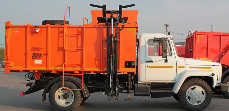 Вот такие мусоровозы. Фото с яндекс картинки