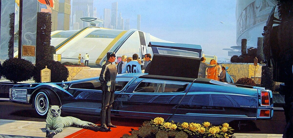 Syd Mead, “Лимузин Sentinel 400"*, 1969