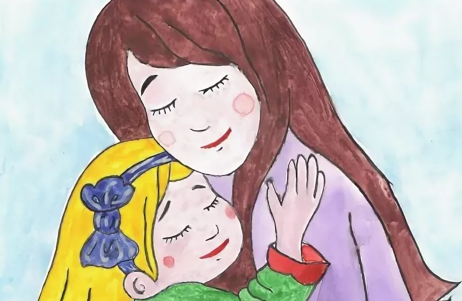 Мама добра и заботлива. Рисунок для мамы. Рисунок на тему мама. Мама с ребенком рисунок. Рисунок на тему материнство.