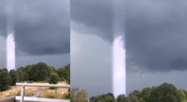 Свечение над США