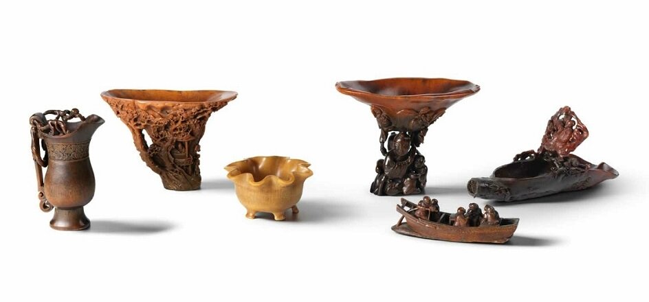 Приватная коллекция артефактов из рога носорога