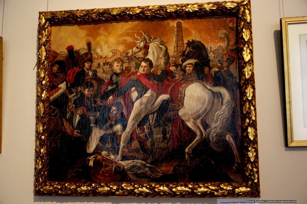 Ранение Наполеона в битве при Регенсбурге - неизвестный художник по оригиналу Клода Готеро

