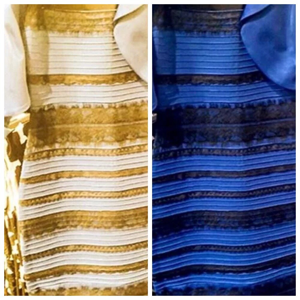 Ученые объяснили различия в восприятии цвета одного и того же платья
