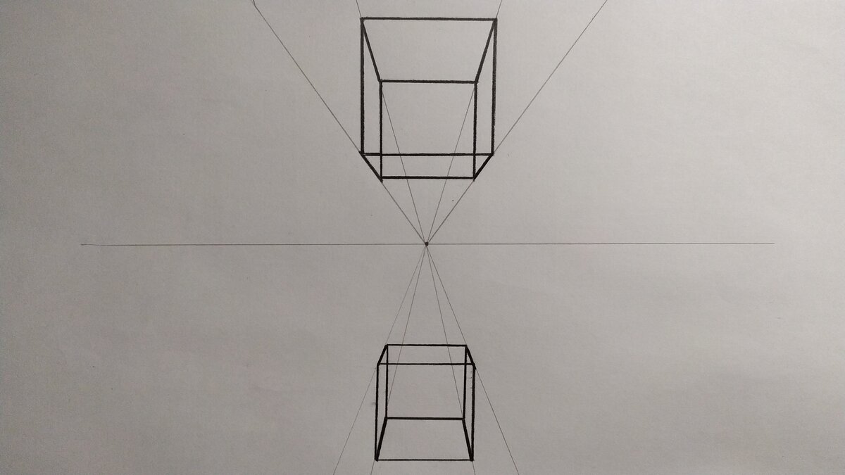 Перспектива 3 4. Одноточечная перспектива Куба. Одноточечная и линейная перспектива. Линейная перспектива куб снизу. Одноточечная перспектива квадрат.