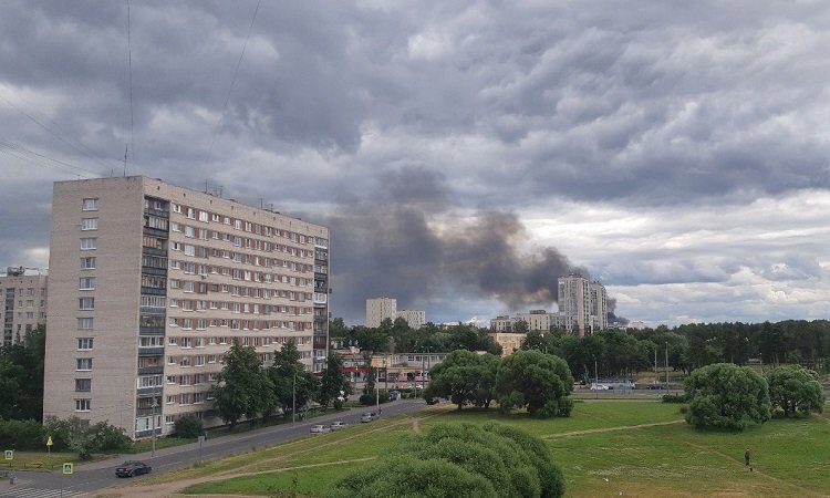 Цветной дым в Смоленске