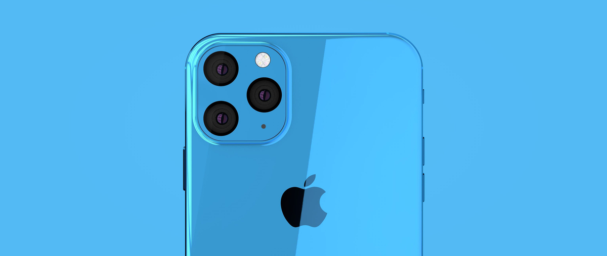 iPhone 11 Max в голубом