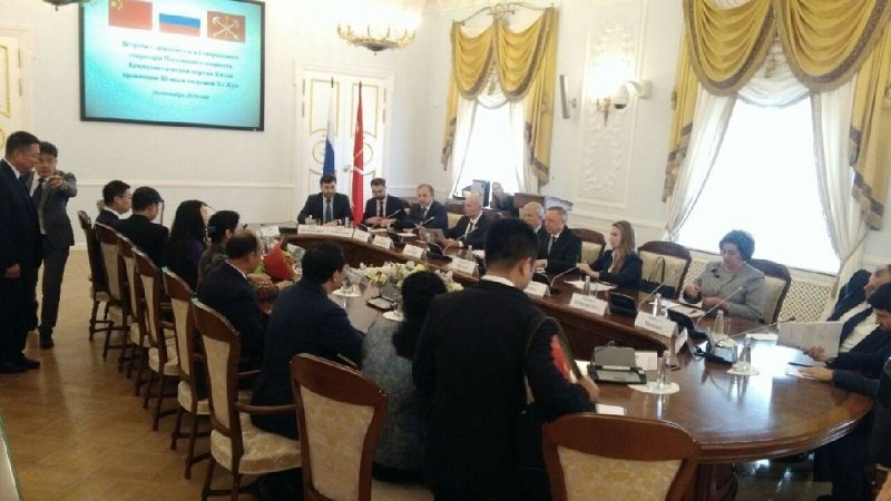 Встреча правительства Петербурга с китайской делегацией. Фото "Невские новости" 