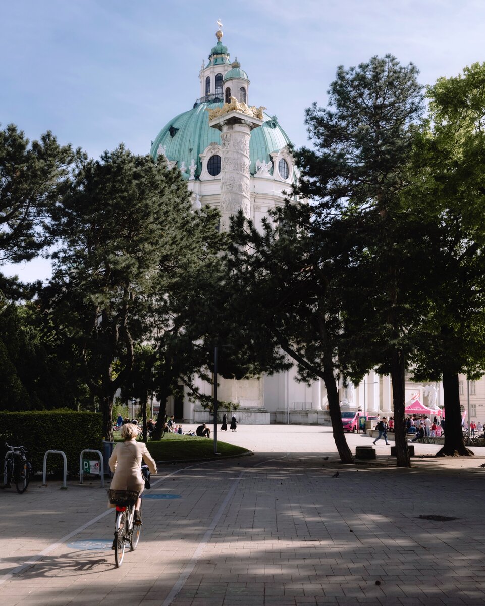 Вена, Карлскирхе, май 2019г