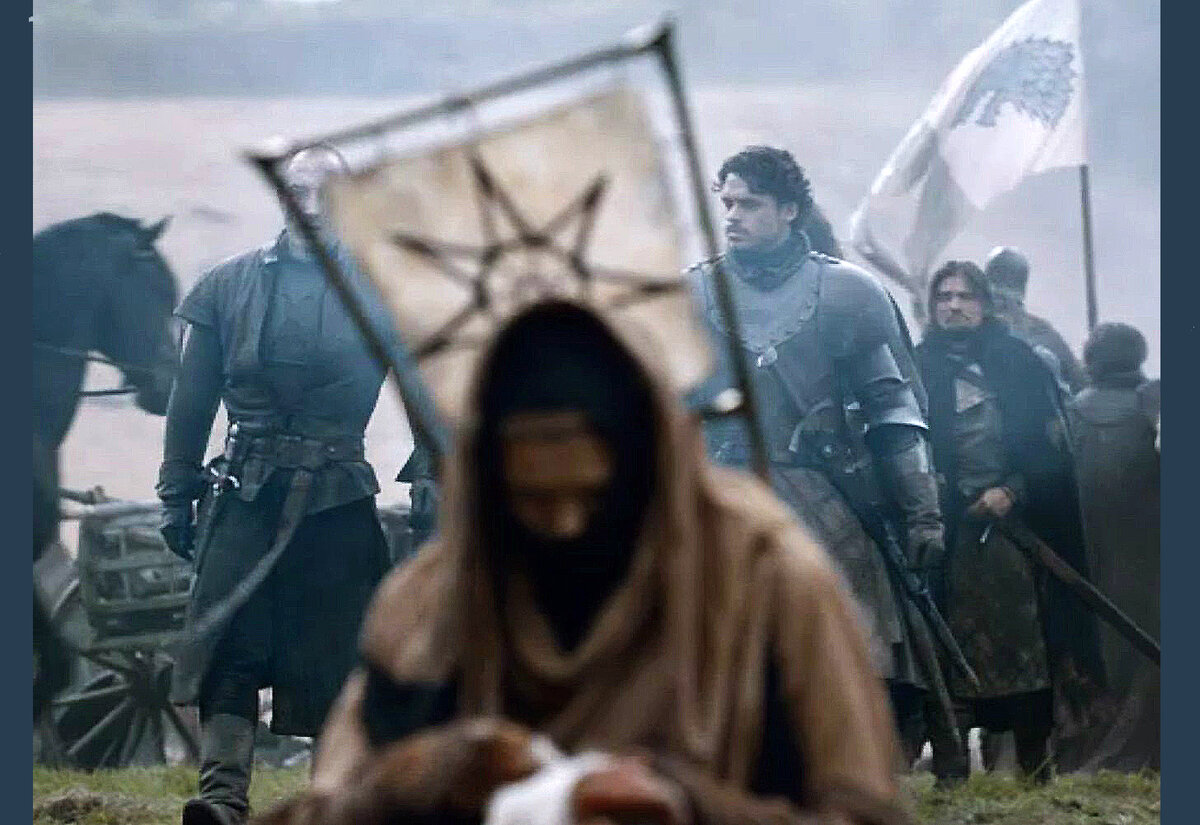 На переднем фоне - Молчаливая Сестра. После битвы у Окскросса. Источник gameofthrones.fandom.com