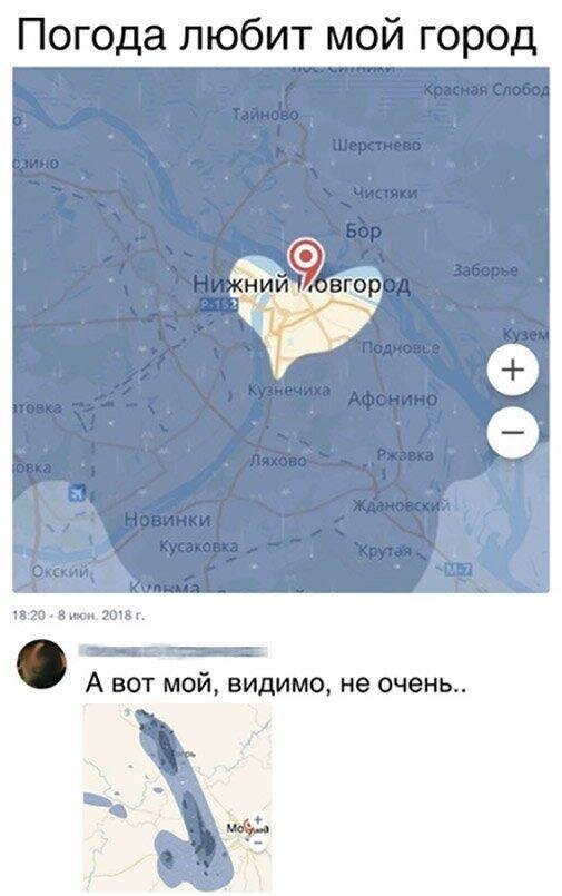 И еще немного на тему погоды...