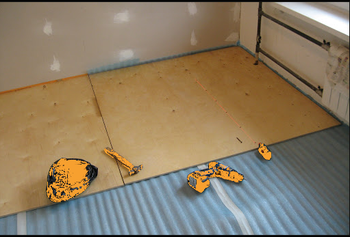 Инструменты светятся в ожидании укладочных работ!