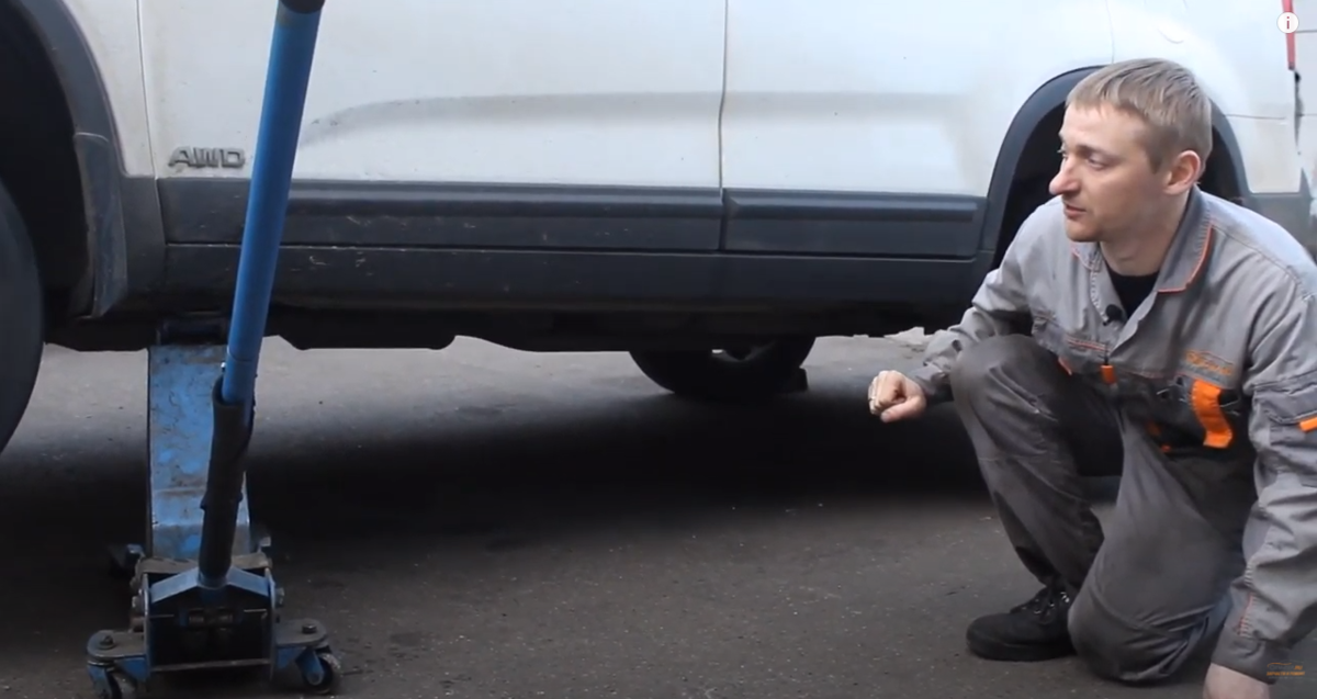 Проверка полного привода без подъемника.